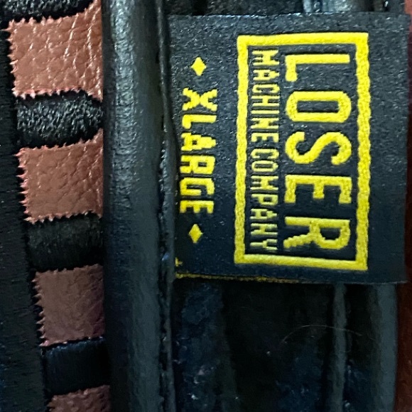 Loser Machine Leather Gloves - Picture 2 of 3